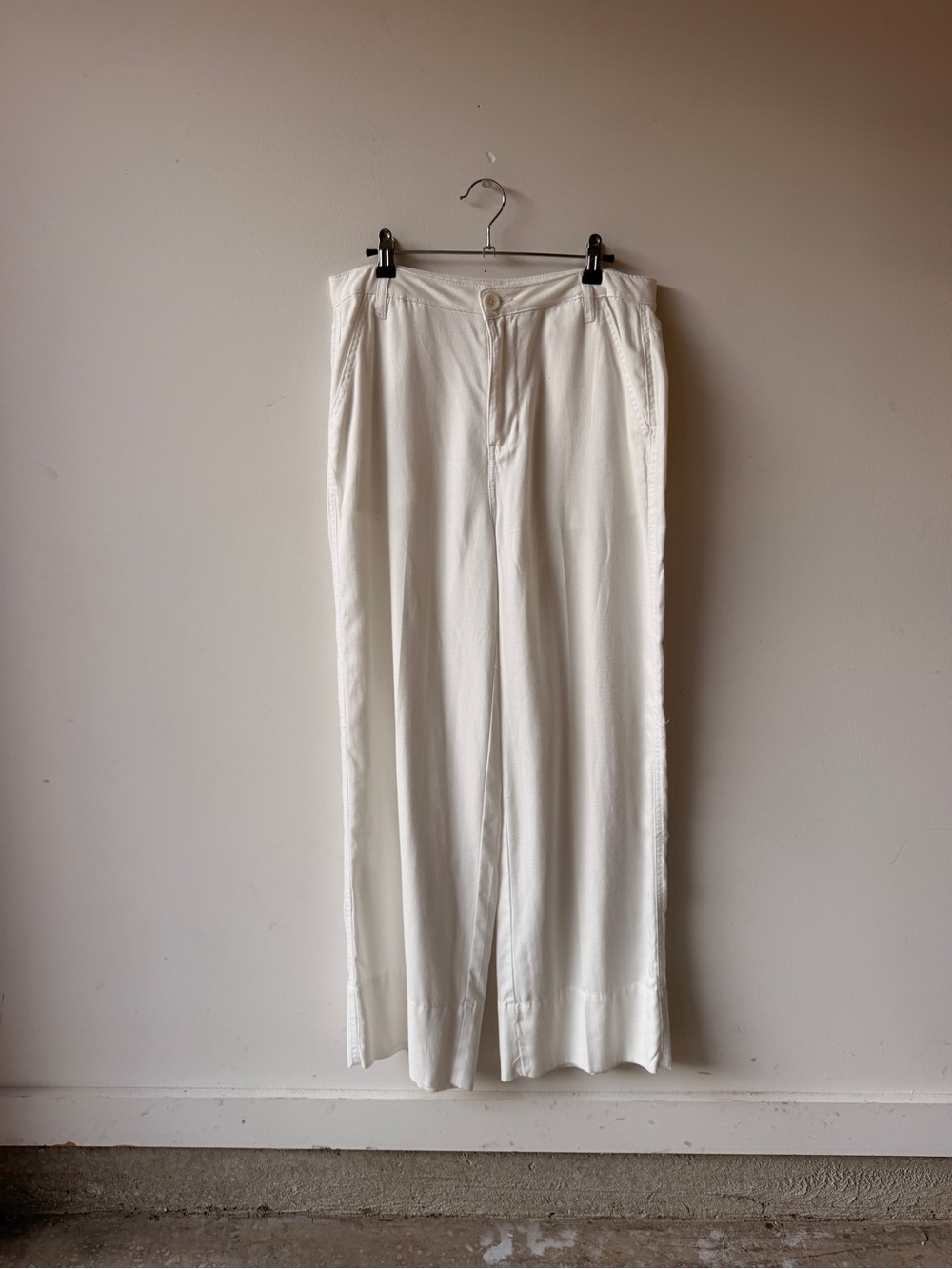 Oat New York Cream Wide-Leg Pants